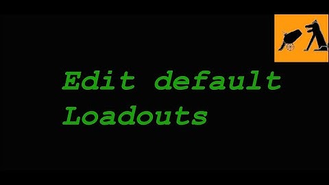 Arma 3 || How to edit default loadouts in the eden editor