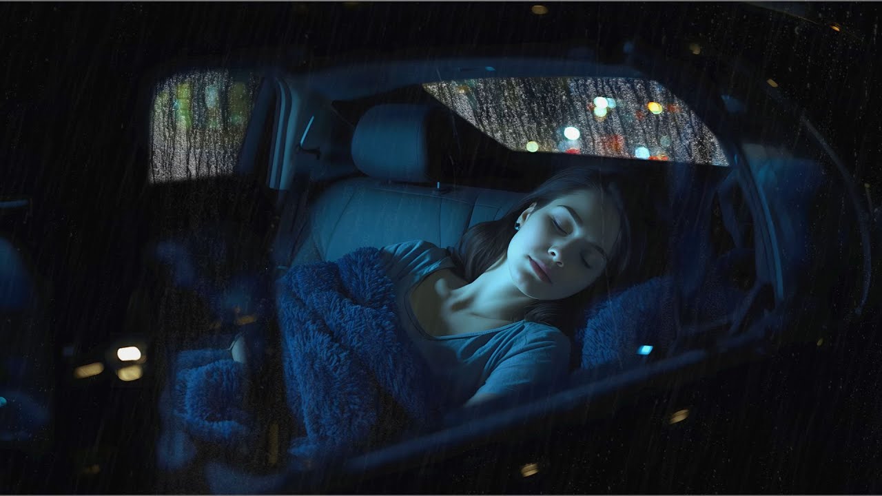 Rain Sounds in Car at Night 🚗🌧️ ASMR | Fall Asleep Fast & Stay Asleep