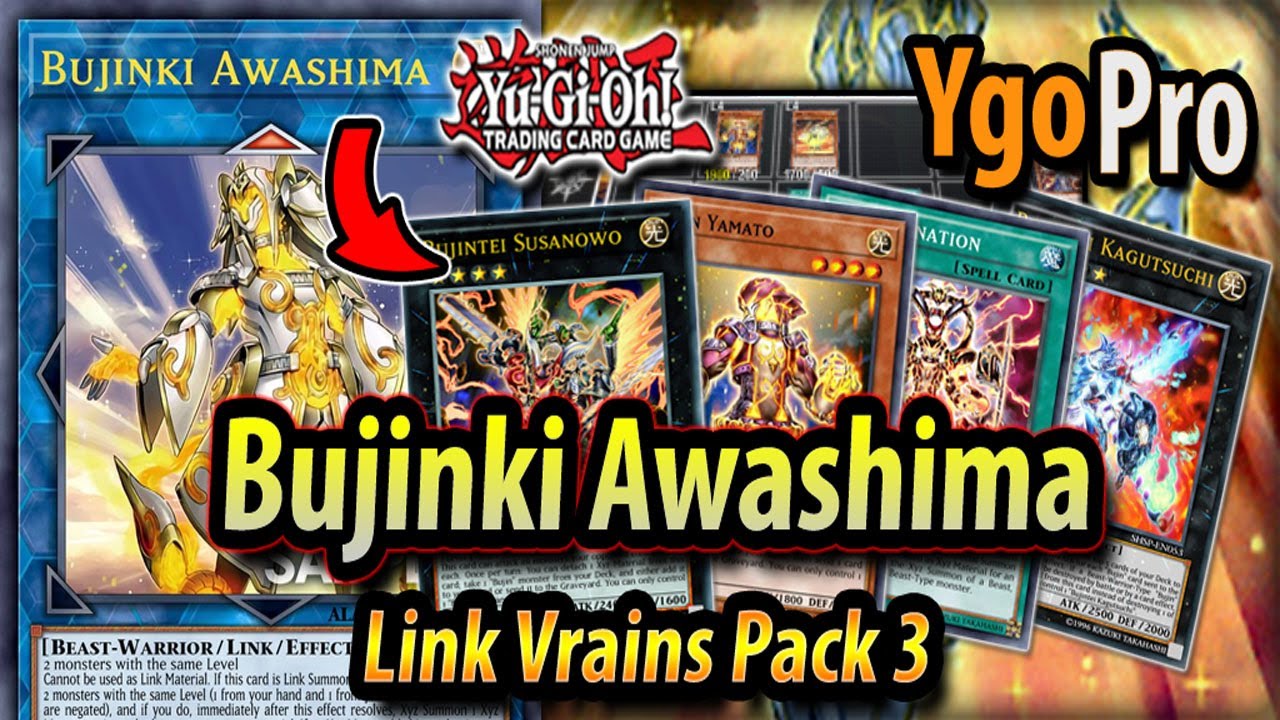 Bujinki Awashima Bujin Link 2 Versus Top Tier Link Vrains Pack 3 Youtube