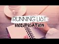 МОЯ СИСТЕМА ПЛАНИРОВАНИЯ | RUNNING LIST MODIFICATION