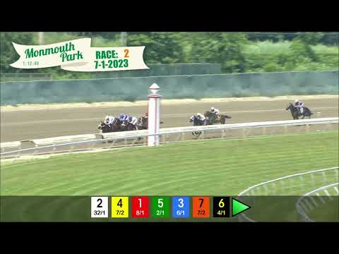video thumbnail for MONMOUTH PARK 7-1-23 RACE 2