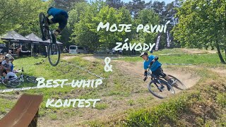 MOJE PRVNÍ ZÁVODY- zběsilý závod, skákání na slopestyle skocích a soutěž o nejlepší whip!