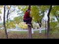 Как залезть на дерево по-японски