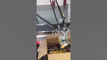 Smart computer control spider type robot head picking sorting cartoning machine encasing line