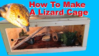 How To Make A Lizard Cage: CHEAP!!!!