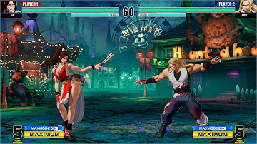 Mai Shiranui vs Andy Bogard (Arcade AI) KOF XV