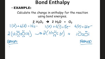 Bond Enthalpy Notes