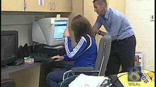 Some Students Take Part In Virtual Gym Class