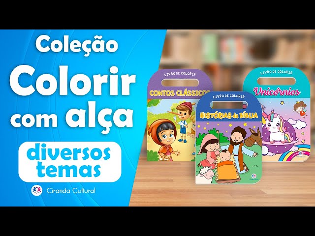 Livro Para Colorir Lendo e Colorindo Historias Diversas - Editora Ciranda  Cultural