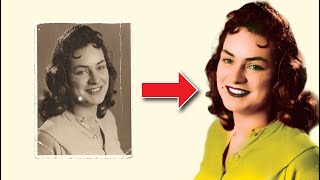 How to Repair and Colorize Old Photos | Old Picture restore in photoshop | Photoshop Tutorial