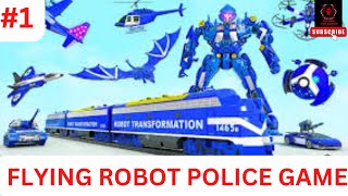 FLYING ROBOT POLICE GAME #1 - Android Gameplay Flying Police Robot Game /RedRobotPolice/Mobile Games screenshot 2