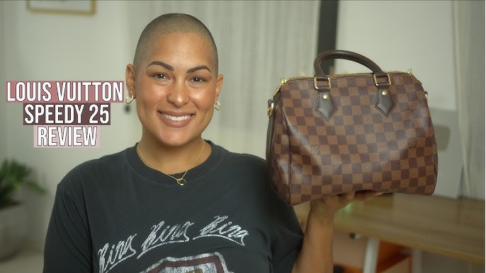 Louis Vuitton Speedy 25 Review!!!! (Speedy Bandouliere) review/ show & tell  🧡🤎 