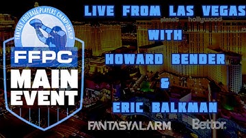 FFPC Main Event | High Stakes Fantasy Football | NFL News | Fantasy Football Draft | NFL Week 1