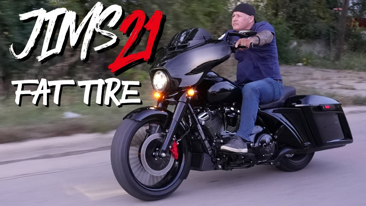 M8 HARLEY STREET GLIDE 21” FAT TIRE YouTube