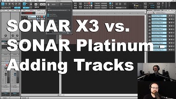 CakeTV LIVE Ep. 1 - Adding Tracks in SONAR X3 vs. SONAR Platinum