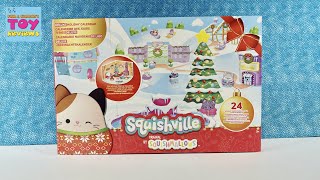 Squishmallows Squishville Deluxe Holiday Advent Calendar 2023 Plush Unboxing | PSToyReviews screenshot 4