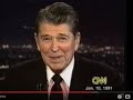 President Ronald Reagan On Larry King 1 10 1991 Full Hour