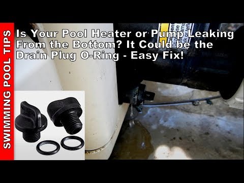 Is Your Pool Heater or Pump Leaking from the Bottom? It Could be the Drain Plug O-Ring - Easy Fix!