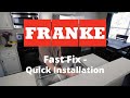 Franke fast fix quick installation system  franke kitchens australia