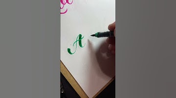 #ace #brushlettering #karinmarkers #rhodiapad #calligraphy #lettering