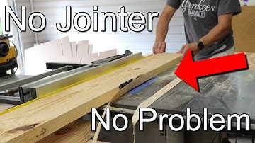 Jointing with a Table Saw