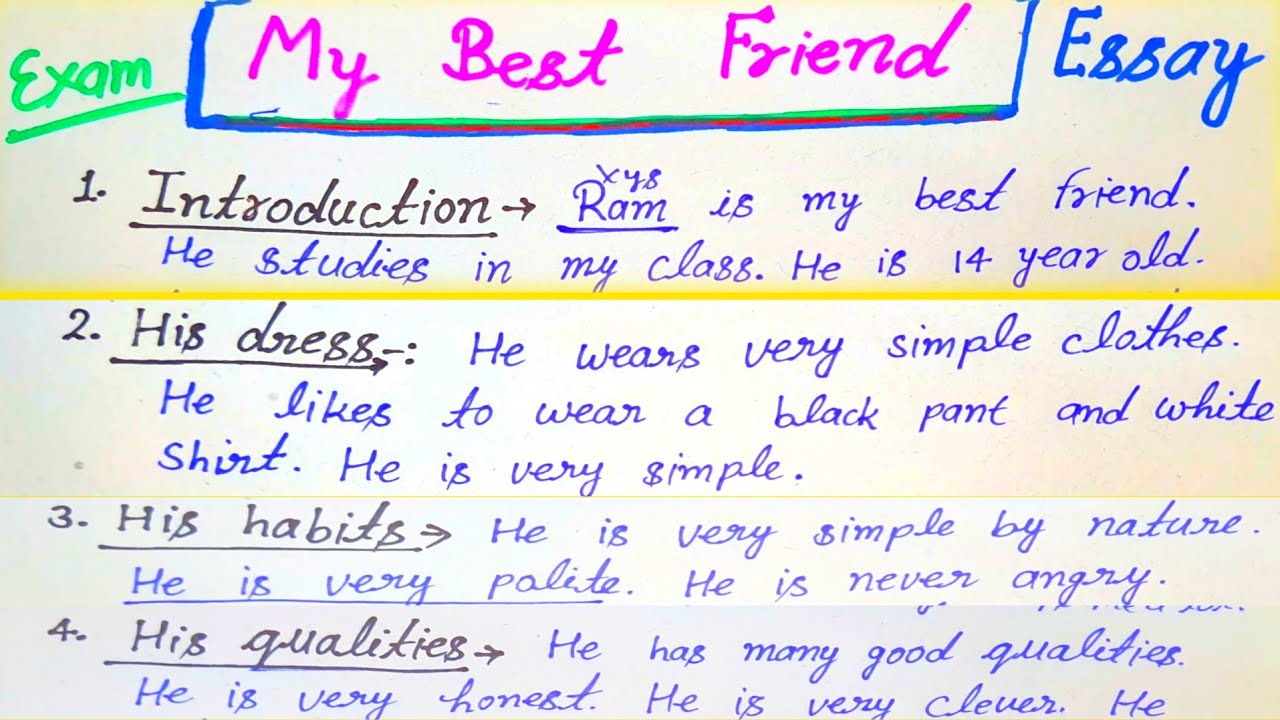 My best Friend essay essaysonmybestfriend My best friend nibandh