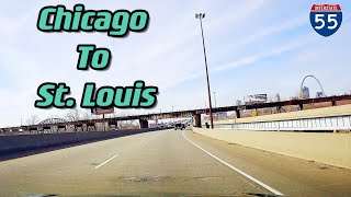 Chicago , Illinois to St. Louis , Missouri |  A Complete Road Trip | the Real Time Road Trip I55