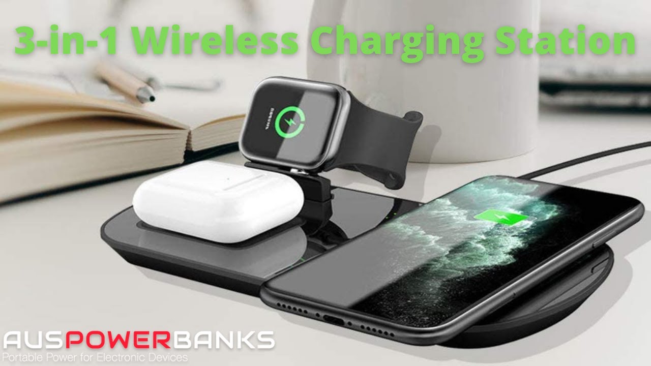 3 in 1 Wireless Charging Station - YouTube
