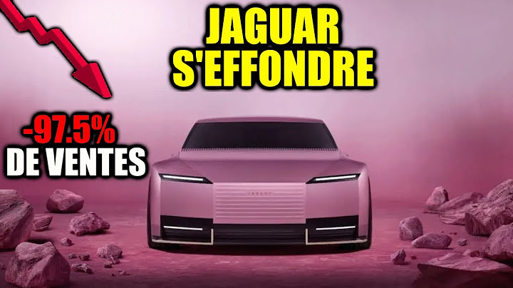 JAGUAR : CHUTE RECORD DES VENTES ! -97.5%