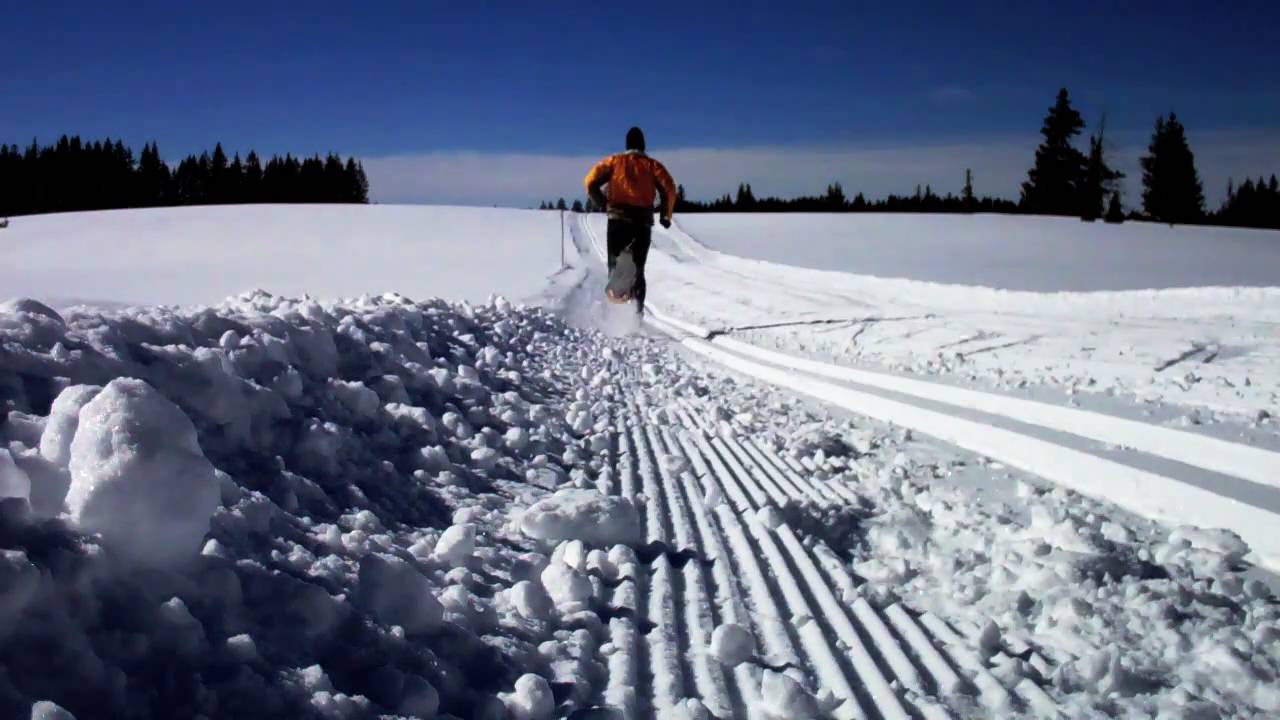 Snowshoe Running Snowshoeing Version 2 Skyway Nordic Area, Grand