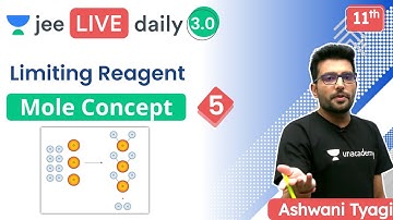 JEE: Mole Concept L5 | Limiting Reagent | Unacademy JEE | JEE Chemistry | Ashwani Tyagi