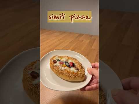 Simit pizza yapıyorum!
