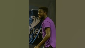 unexpected thing happened on the tennis court tennis game of love #tiafoe  #tennis #memes #viral