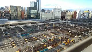 リニア中央新幹線の工事に備えるためのＪＲ名古屋駅構内の在来線ホームの撤去作業工事 2019.1.3