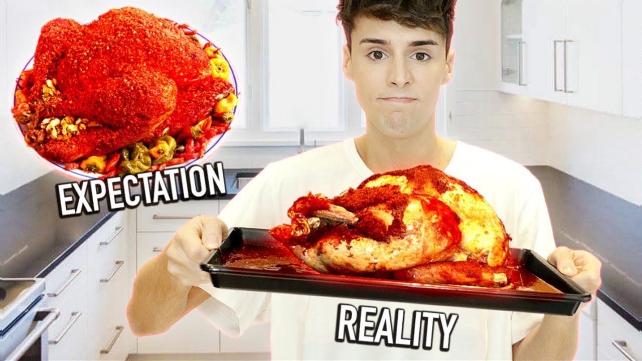 i made the hot cheetos TURKEY for THANKSGIVING lol | Raphael Gomes