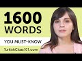 1600 Words Every Turkish Beginner Must Know
