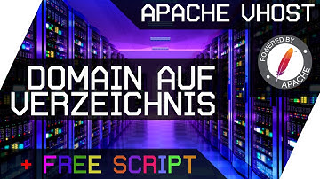 Domain auf Verzeichnis umleiten | Apache virtual host anlegen | + Free Script | Server Spacer