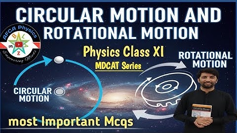 Circular Motion and Rotational Motion | Physics | First Year | MCQs | NMDCAT |