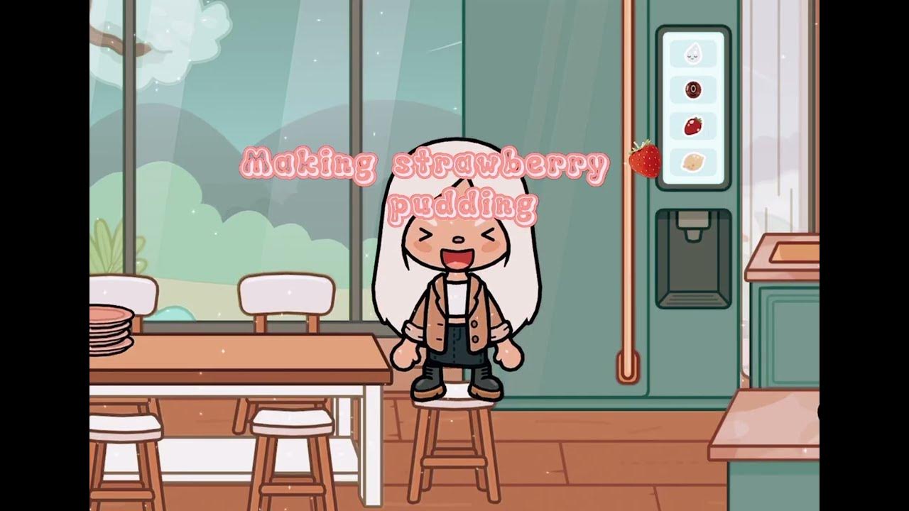 Making strawberry pudding! Toca Boca original? YouTube