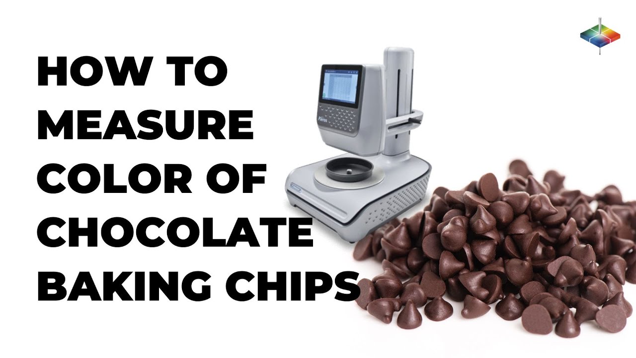 How to measure color of Chocolate baking chips - YouTube