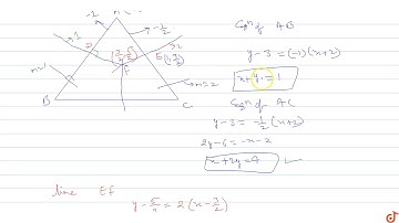 The equation of perpendiculars of the sides AB and AC of triangle ABC are `x-y-4=0`  and `2x-y-...