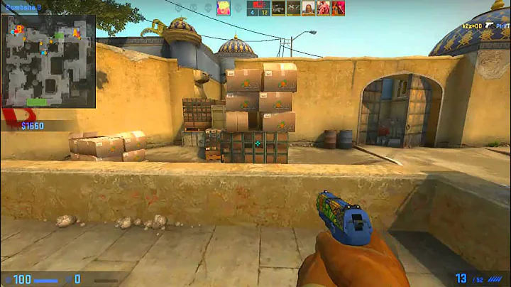 CS:GO - nVos^ Ninja defuse No Kit / No Smoke (1v5)