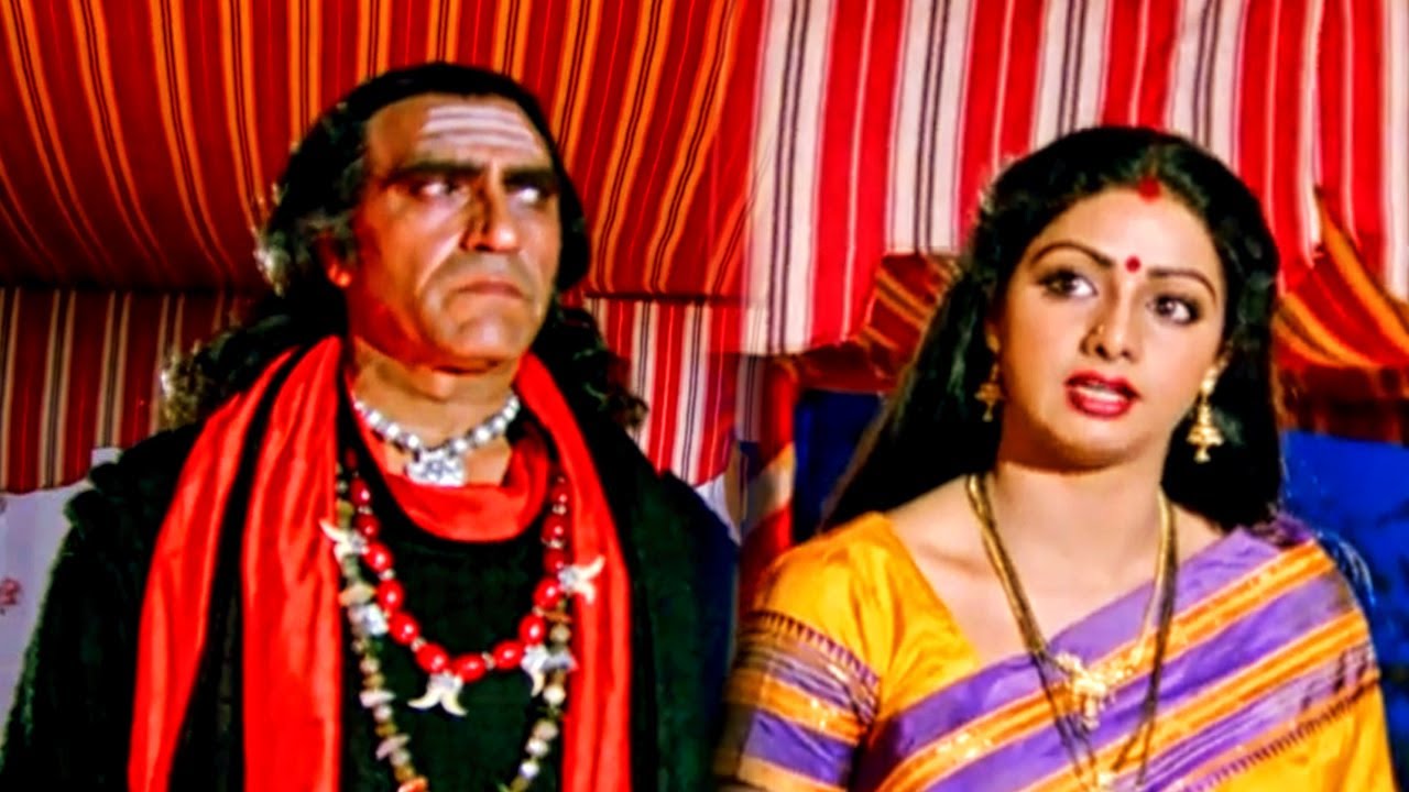 अमरीश पूरी और श्रीदेवी का जबरदस्त झगड़ा देखिये किस वजह से होता है l नगीना मूवी का बेस्ट सीन