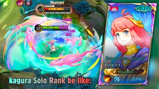 Kagura Solo Rank Is Fun But Not an Easy Win 😭 | Mobile Legends