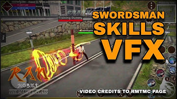 Ran Mobile: The Master Class - NEW Swordsman DEX Skills VFX (Work In Progress)