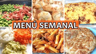 MENÚ SEMANAL