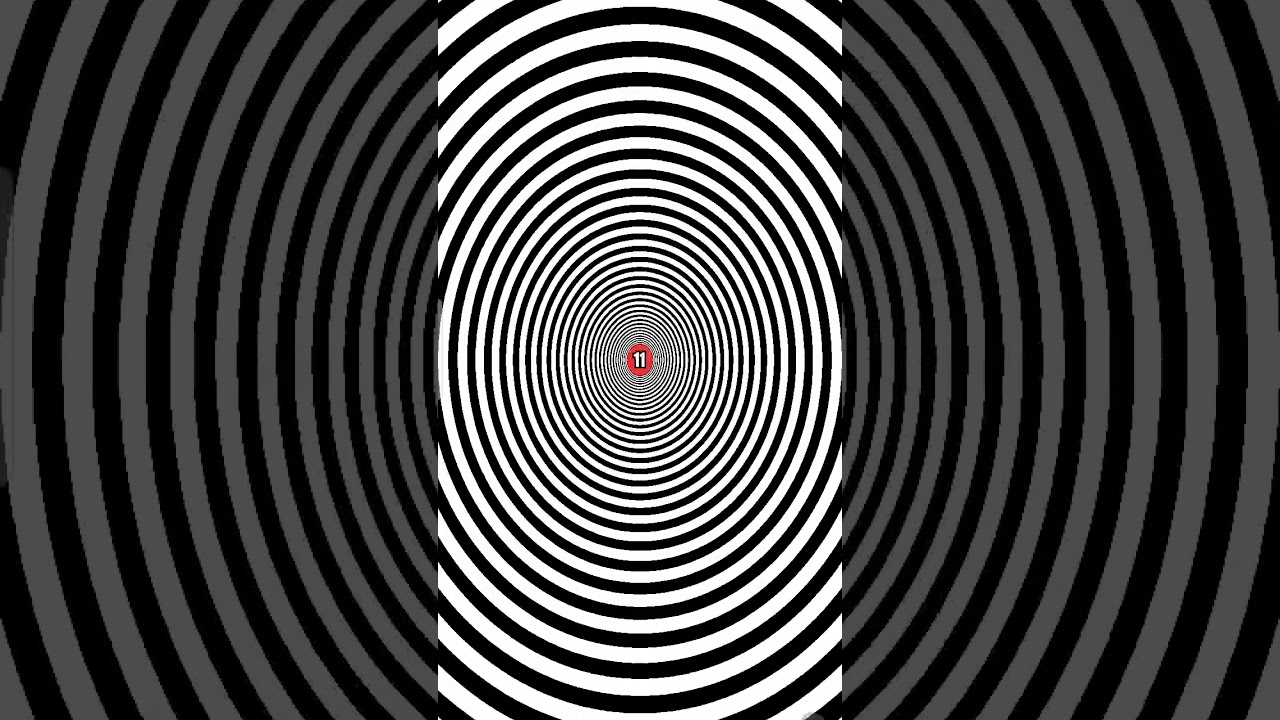 Monochrome Hypnosis: A Mesmerizing Black and White Illusion. #illustration#trippy #shorts