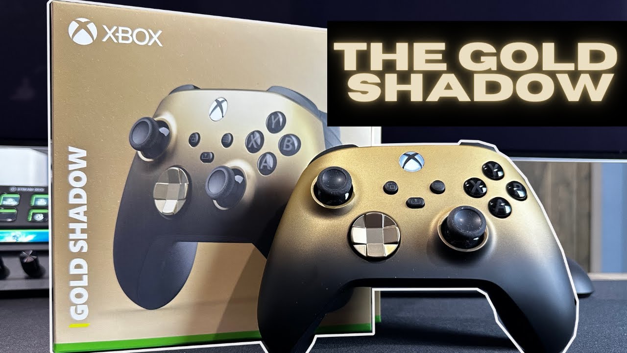 Xbox Manette sans fil Edition Spéciale Gold Shadow Series X-S, One