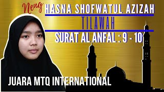 SUARA MERDU NENG HASNA (SURAT AL ANFAL : 9 - 10), JUARA MTQ INTERNATIONAL