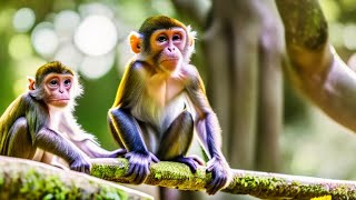 Mischievous Monkeys: A Playful Primate Paradise"
